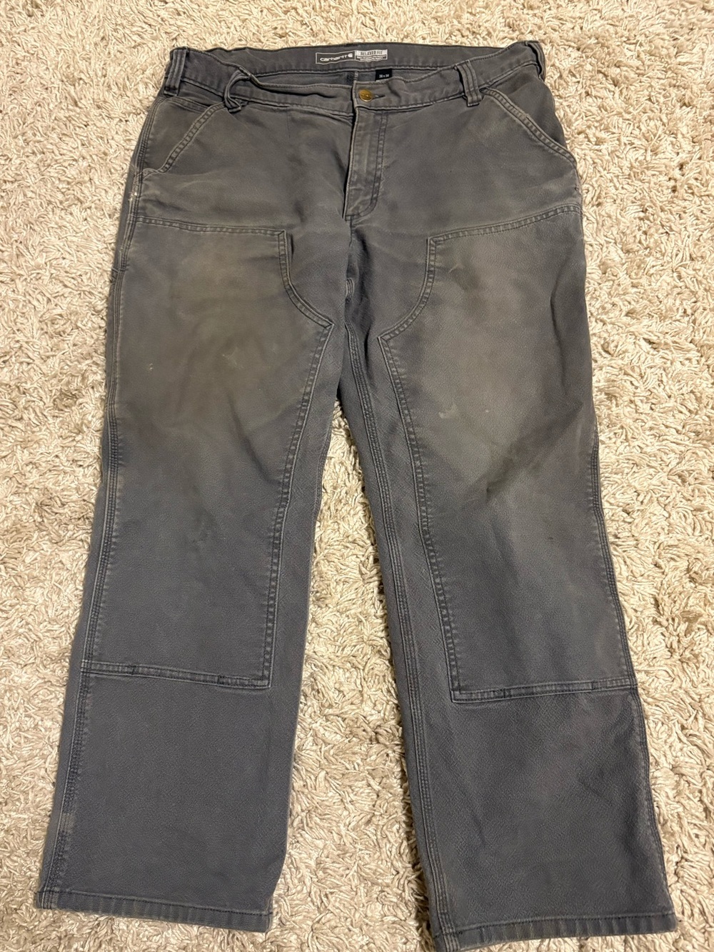 Carhartt rigby double front work pants, good condition, 36 x 30